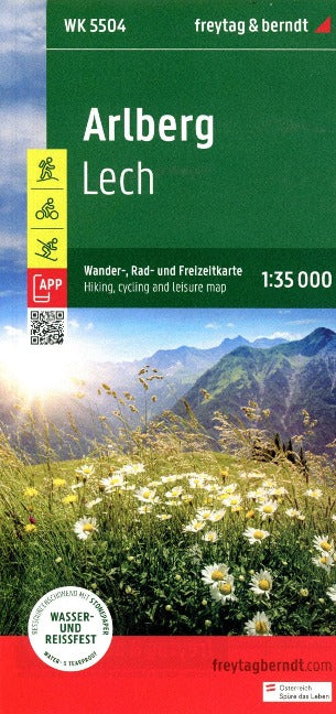 WK 5504 Arlberg / Lech - 1:35.000