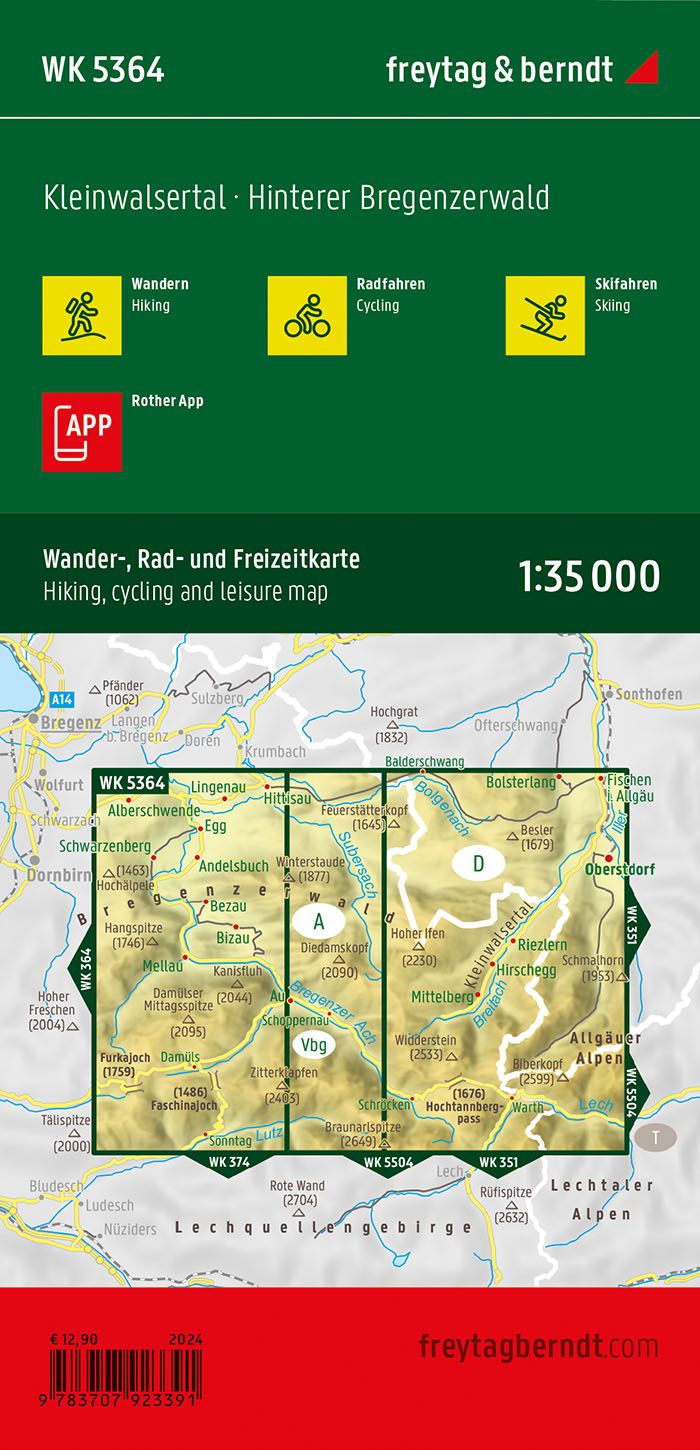 WK 5364 Kleinwalsertal - 1:35.000