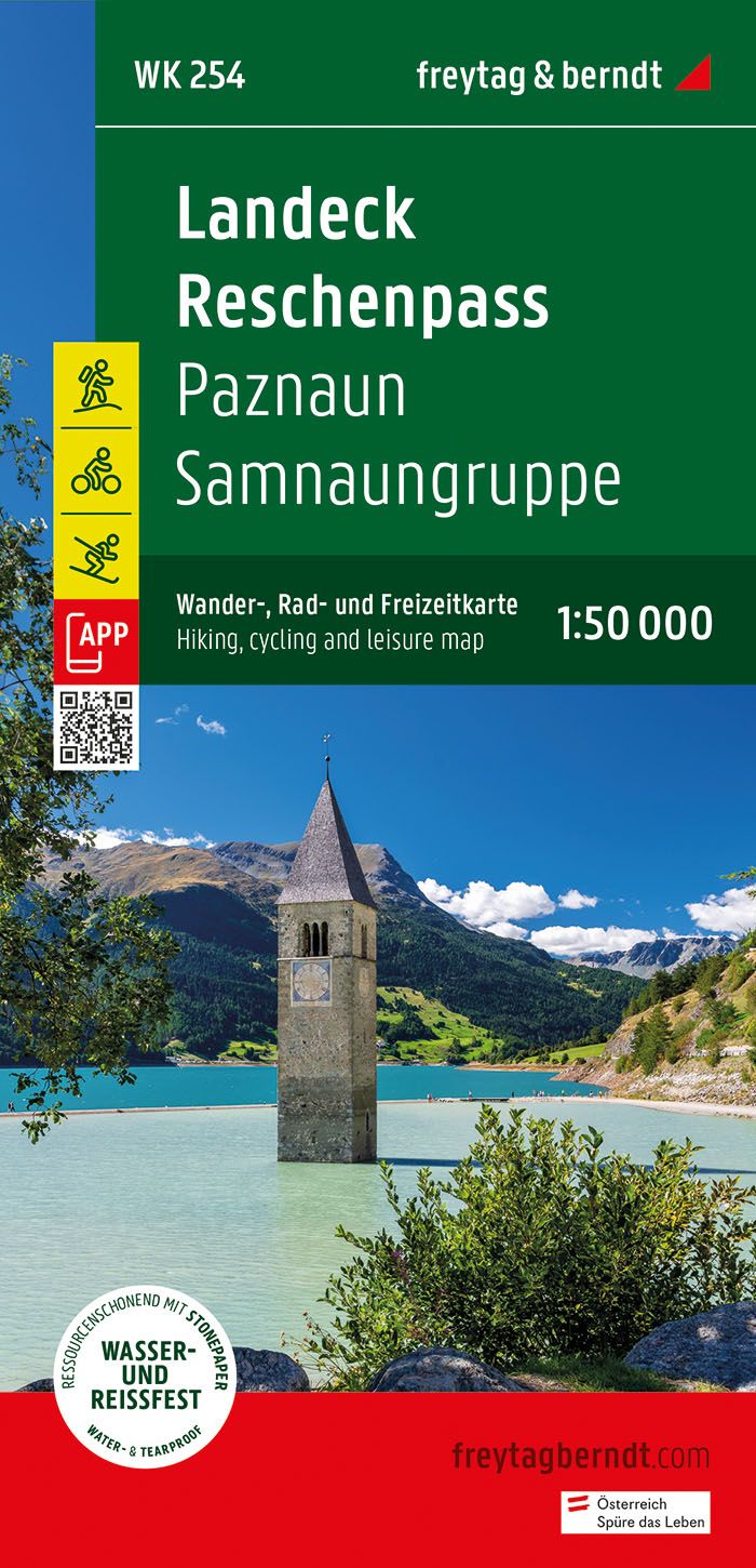 WK 254  Landeck - Reschenpass 1:50.000