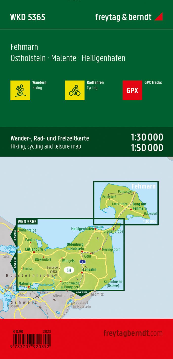 Fehmarn - Ostholstein 1:30.000 - Freytag & Berndt