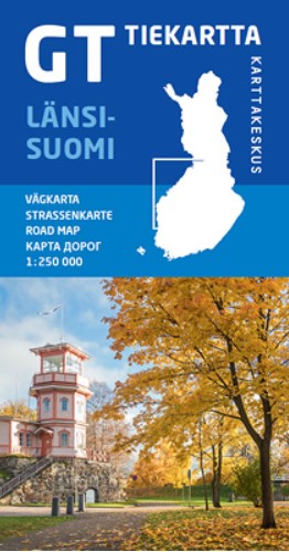 Finnland West 1:250.000 - Straßenkarte