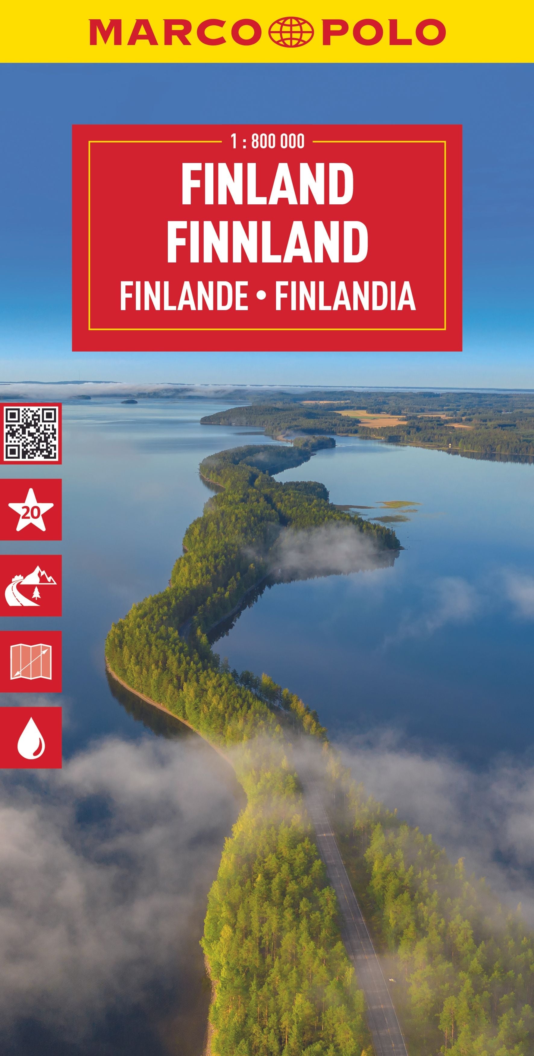 Finnland 1:800.000 - MARCO POLO Länderkarte