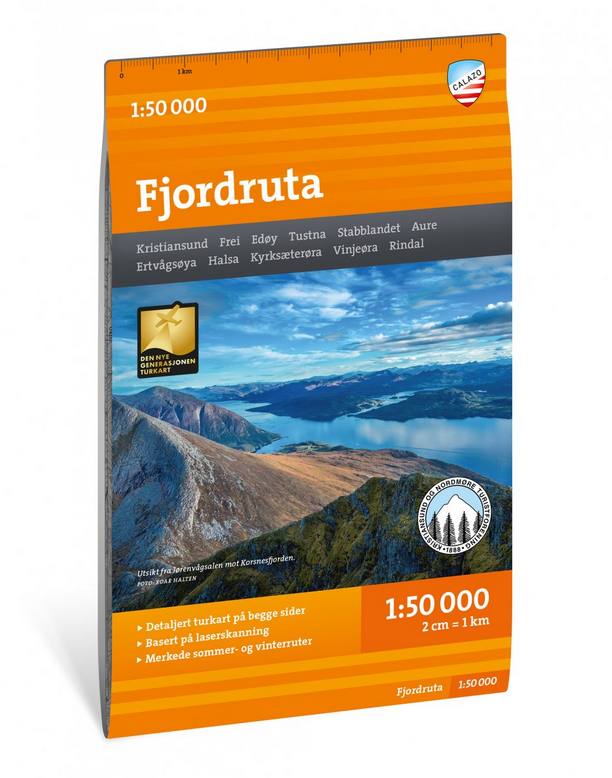 Turkart Fjordruta 1:50.000