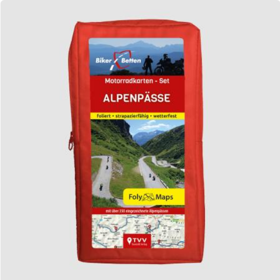 Alpenpässe 1:250.000 - Motorradkarten Set Spezial FolyMap