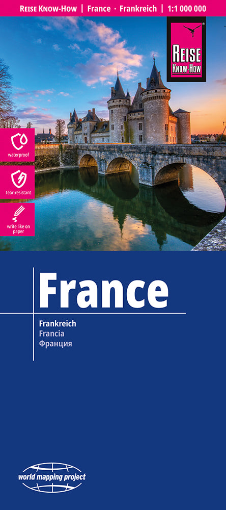 Frankreich 1:1 Mio. - Reise Know How Straßenkarte