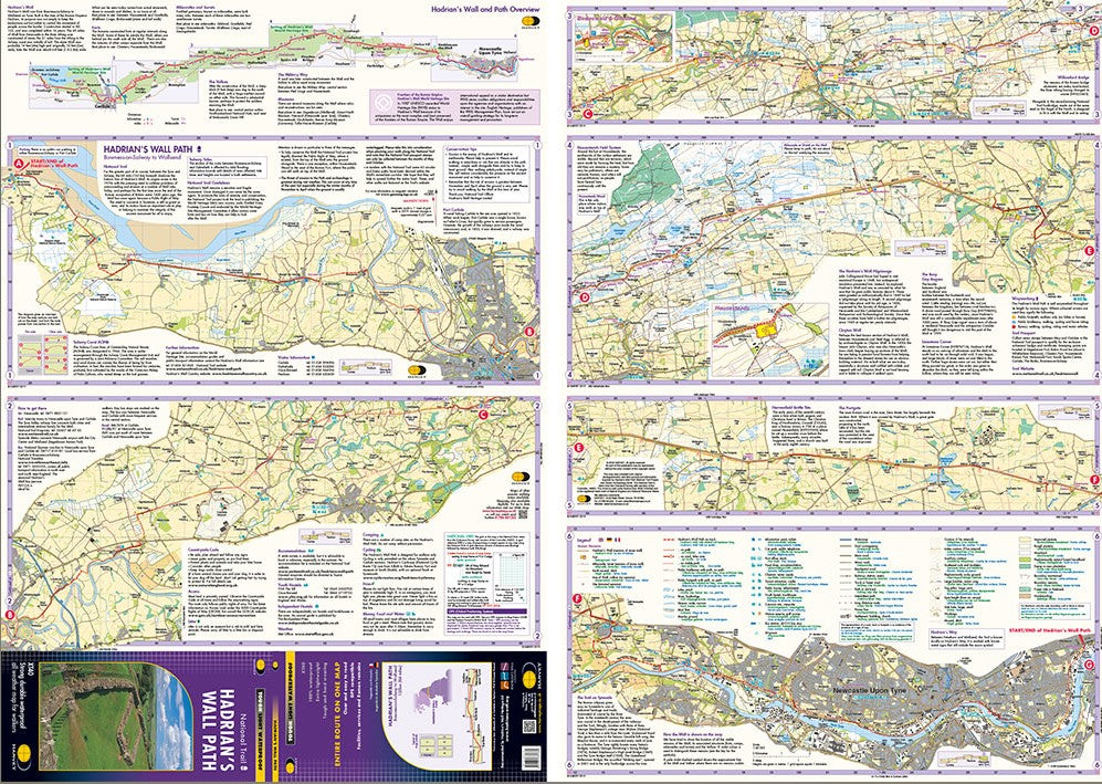 Hadrian's Wall Path 1:40.000