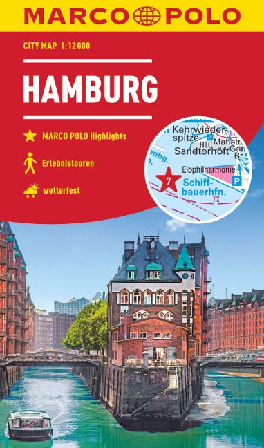 Hamburg 1:12.000 - Marco Polo Stadtplan