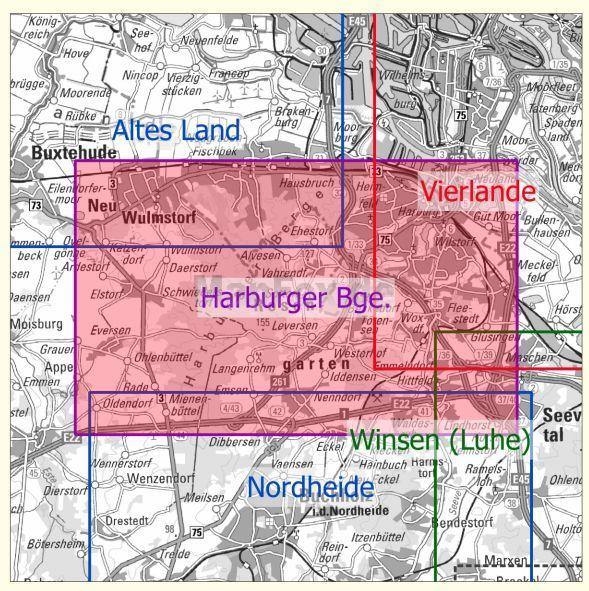 Harburger Berge 1:25.000