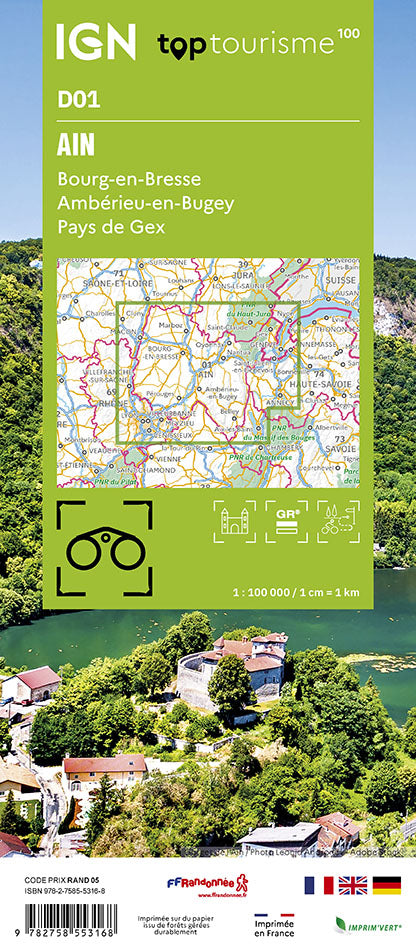 Frankreich 1:100.000 - Topographische Karten der Departements