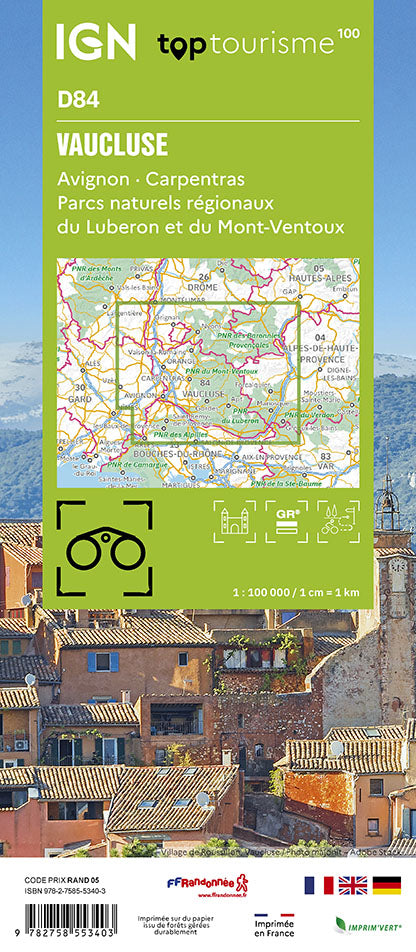 Frankreich 1:100.000 - Fahrradkarten - Topographische Karten der Departements