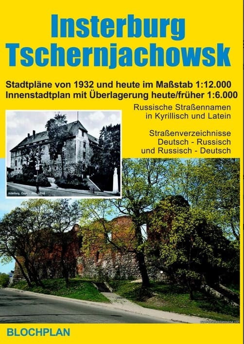 Insterburg / Tschernjachowsk - Stadtplan - 1:12.000