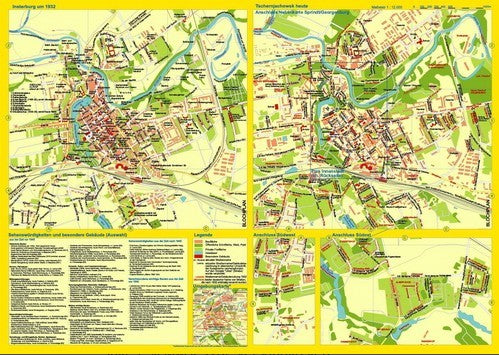 Insterburg / Tschernjachowsk - Stadtplan - 1:12.000