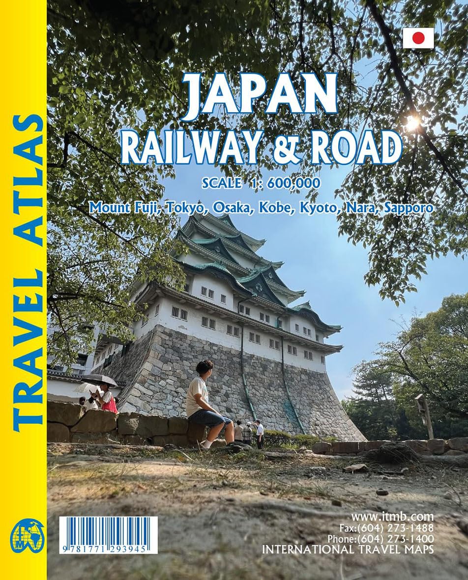 Japan Railway & Road Travel Atlas - 1:600.000 ITM