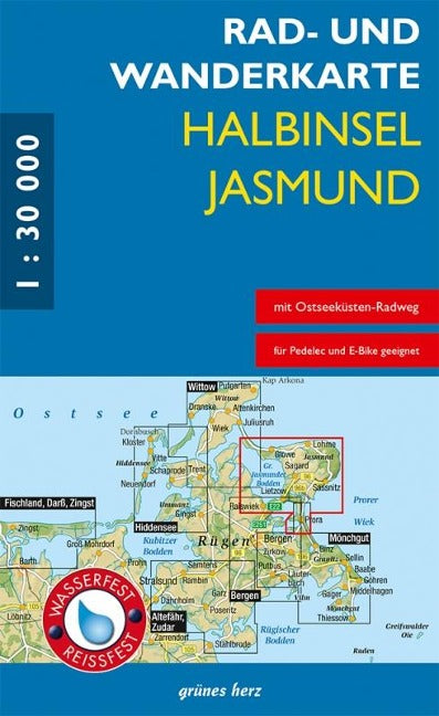 Rad- & Wanderkarte Halbinsel Jasmund - 1:30.000