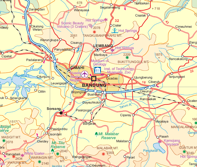 Java 1:600.000 - International Travel Maps