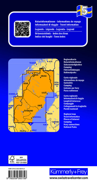 05 Schweden Nord - Schwedisches Lappland 1:400.000