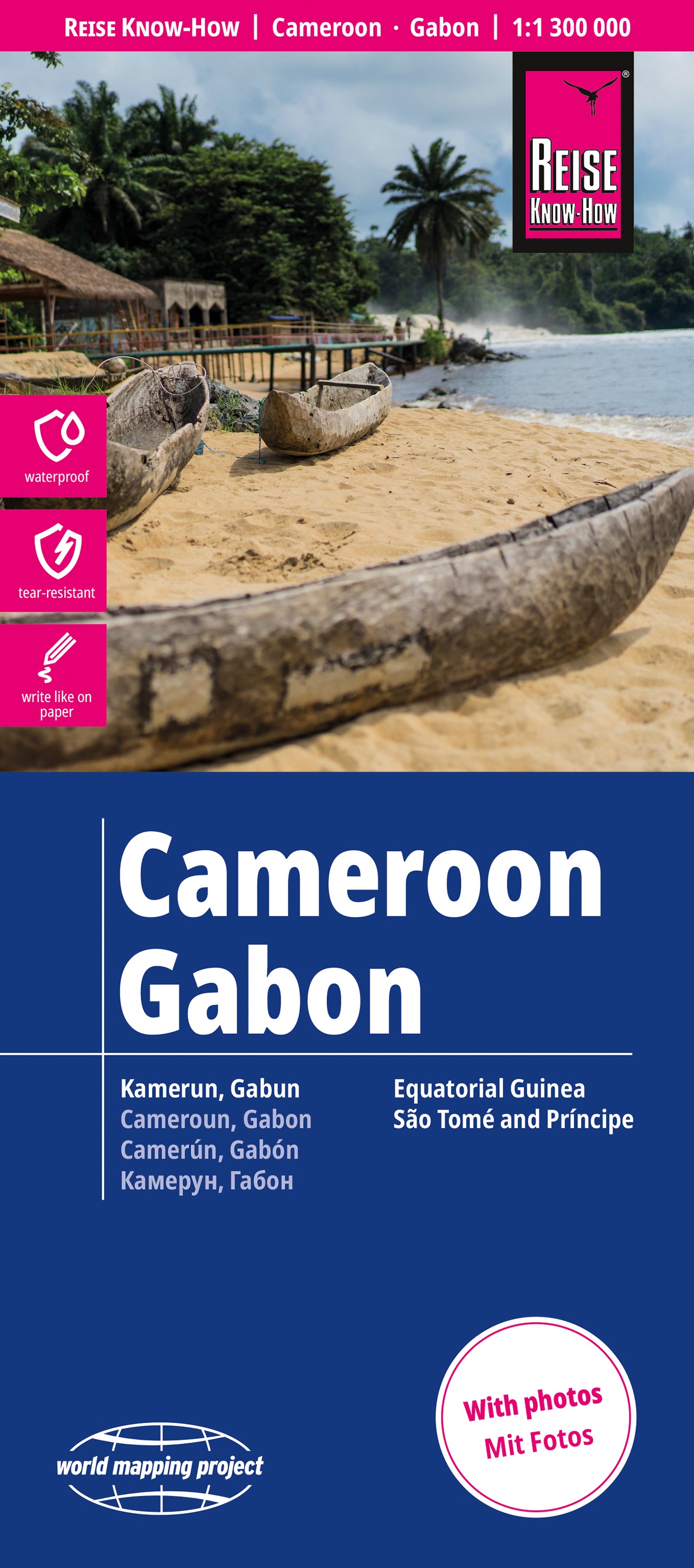 Kamerun, Gabun - 1:1,3 Mio. - Reise Know-How