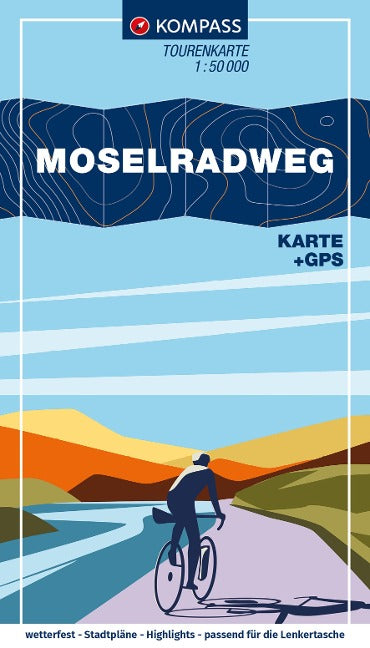 Moselradweg 1:50.000 - Leporello