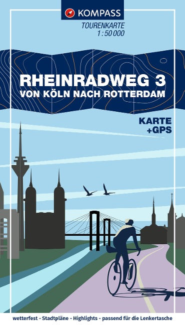 Rheinradweg 3 - Köln - Rotterdam 1:50.000