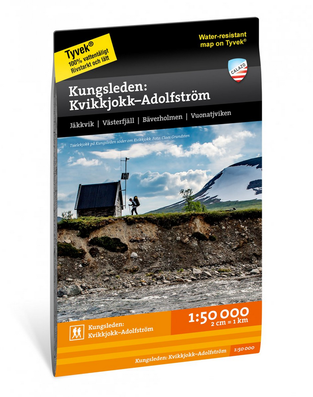 Kungsleden: Kvikkjokk–Adolfström 1:50 000