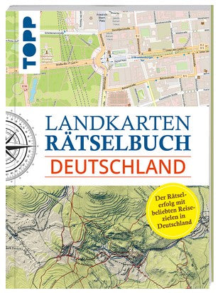 Landkarten Rätselbuch Deutschland