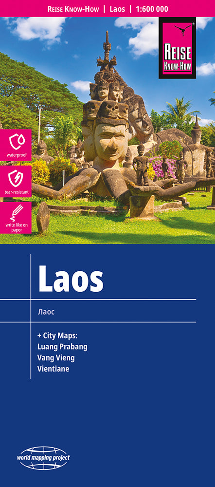 Laos 1:600.000 - Reise Know How
