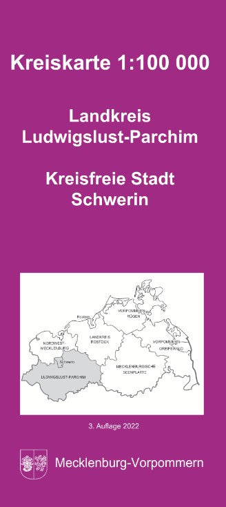 Kreiskarten Mecklenburg-Vorpommern 1:100.000