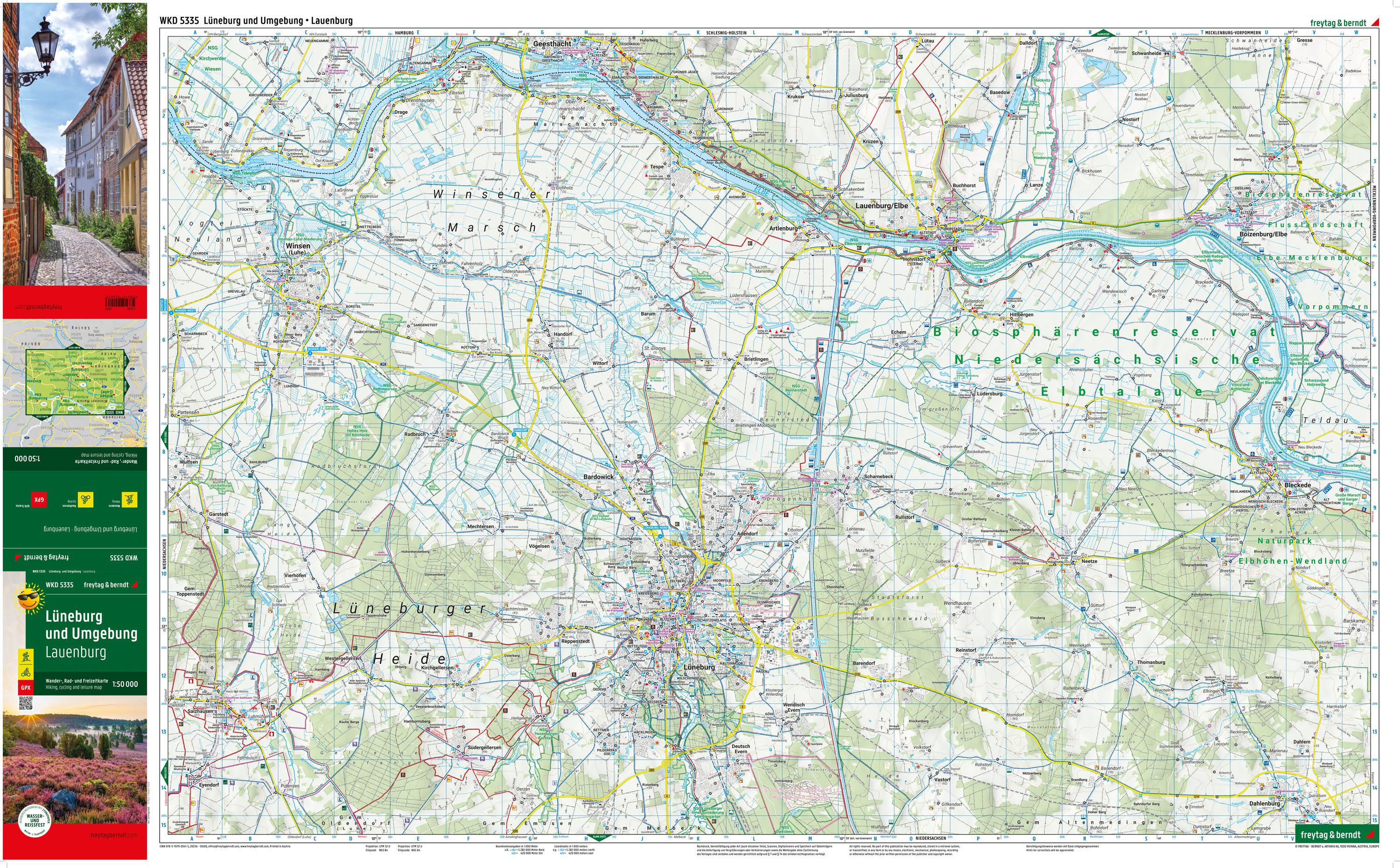 Lüneburg und Umgebung  1:50.000 - Freytag & Berndt