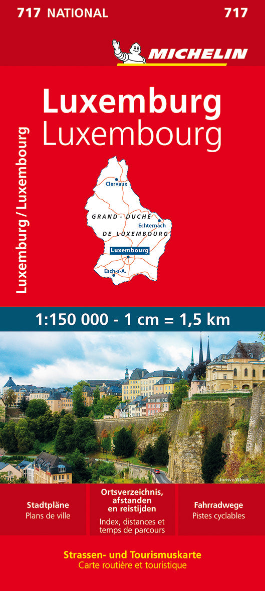 Luxemburg 717 1:150.000 - Michelin
