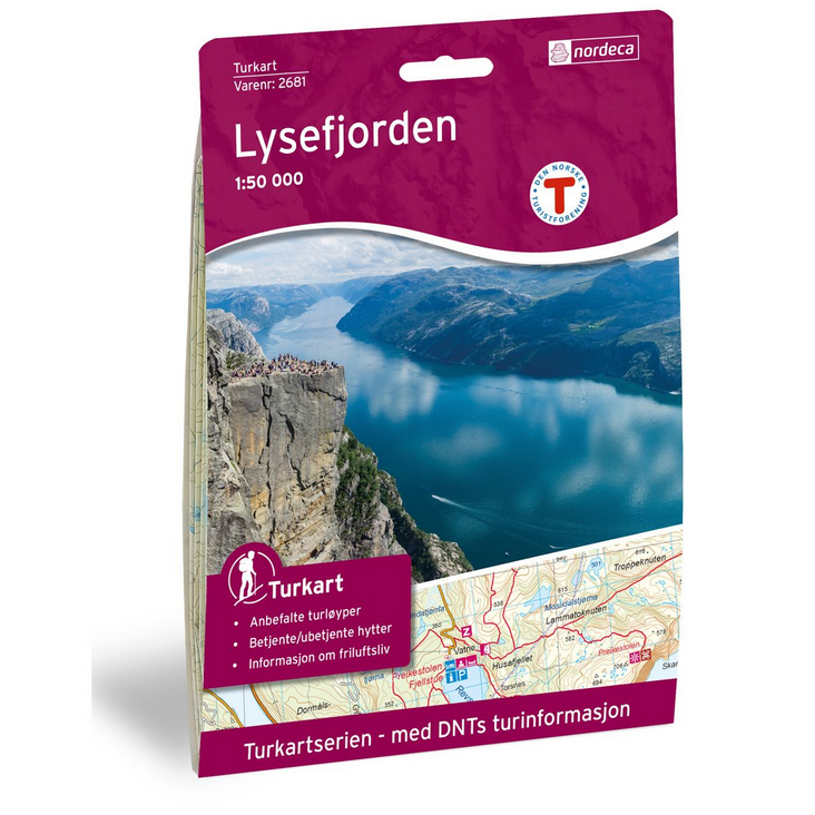 Lysefjorden 1:50.000 - Turkart