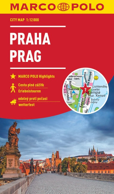 Prag 1:12.000 - Marco Polo Stadtplan