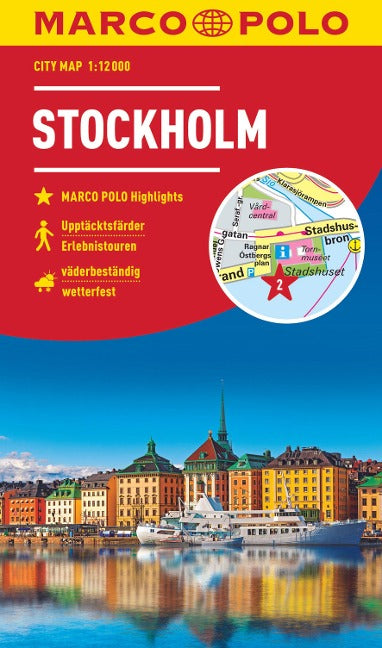 Stockholm 1:12.000 - Marco Polo Stadtplan
