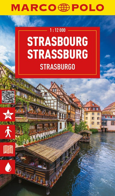 Straßburg 1:12.000 - Marco Polo Stadtplan