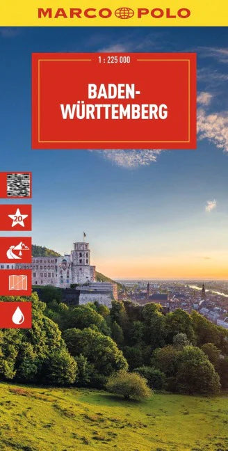 Marco Polo Karte 11 - Baden-Württemberg 1:225.000