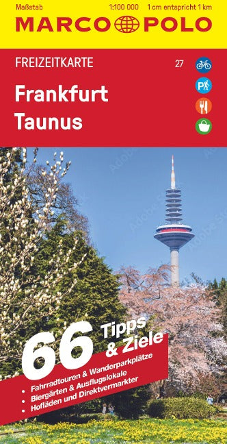 Frankfurt/Taunus 1:100.000 - Marco Polo Freizeitkarte