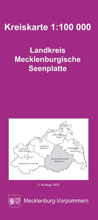 Kreiskarten Mecklenburg-Vorpommern 1:100.000