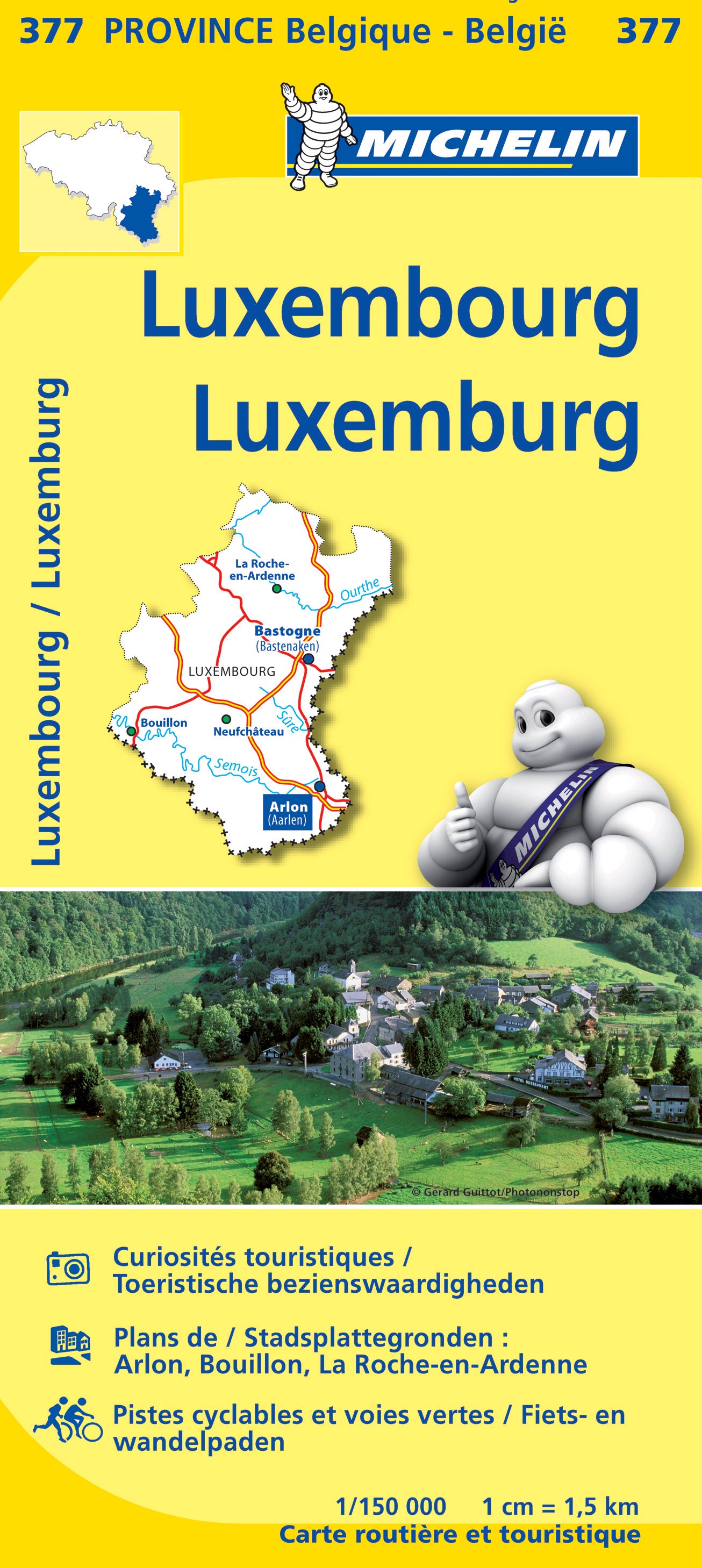 Michelin Provinzkarten Belgien 1:150.000