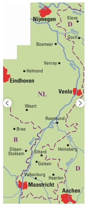 Limburg - 1:75.000 ADFC Regionalkarte