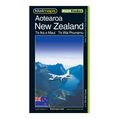 Neuseeland 1:1.700.000 Straßenkarte - Kiwimaps