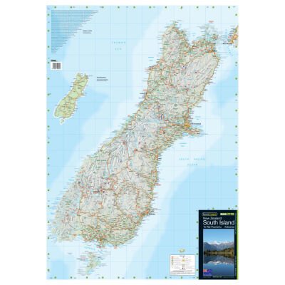 Südinsel Neuseeland 1:1.000.000 - Straßenkarte Kiwimaps