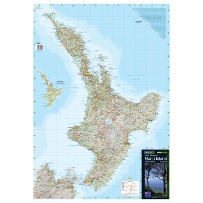 Nordinsel Neuseeland 1:1.000.000 - Straßenkarte Kiwimaps