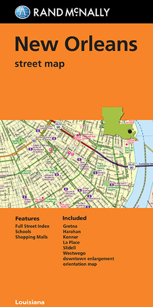New Orleans - Stadtplan Rand McNally