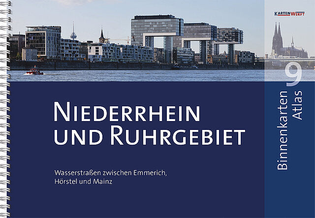 Niederrhein und Ruhrgebiet - Binnenkartenatlas 9 - Kartenwerft