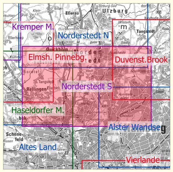 Norderstedt Nord 1:25.000