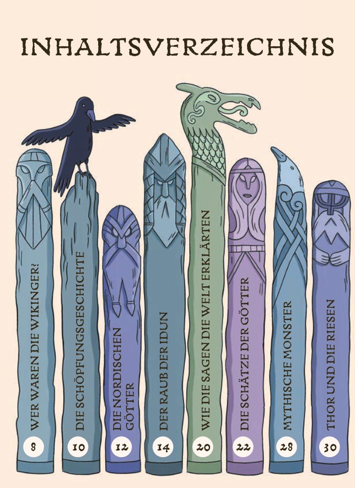 Nordische Mythen - Lustiger Comicspaß für Kinder