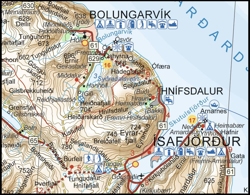 Nordvesturland 1:250.000 - Island