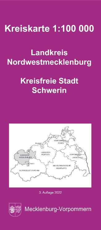 Kreiskarten Mecklenburg-Vorpommern 1:100.000