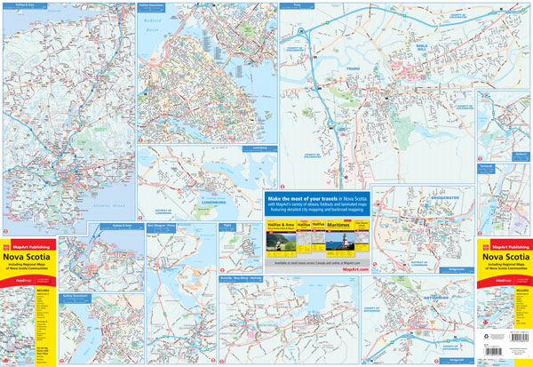 Nova Scotia 1:600.000 - Straßenkarte MapArt