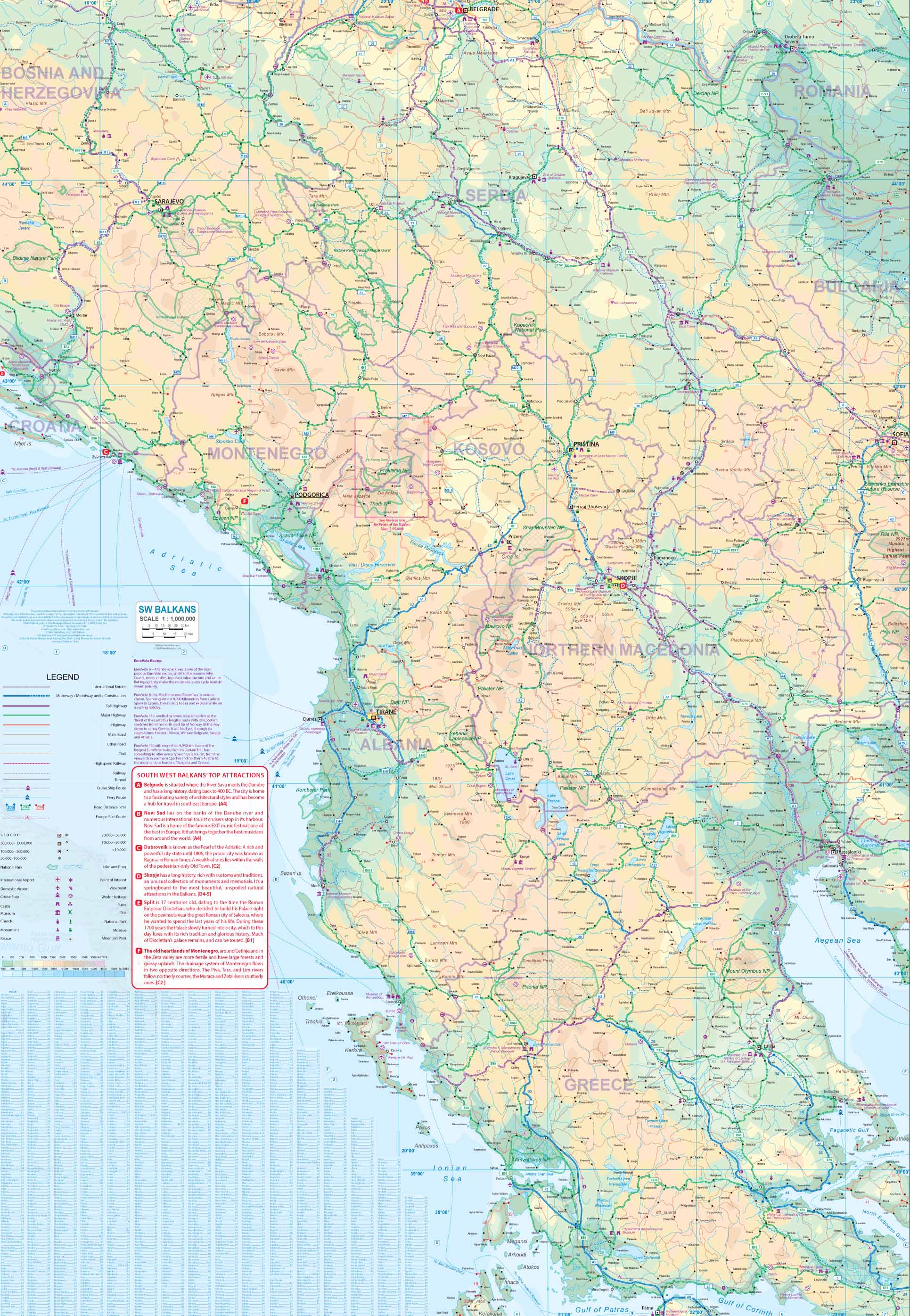 Peaks of the Balkans - 1:55.000