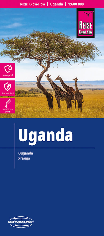 Uganda 1:600.000 - Reise Know How